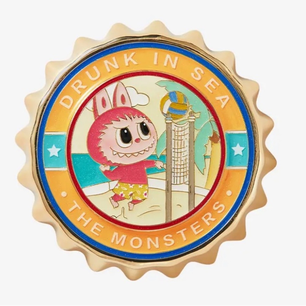 Brand New in Box THE MONSTERS Drunk in Sea - Fridge Magnet Bottle Opener